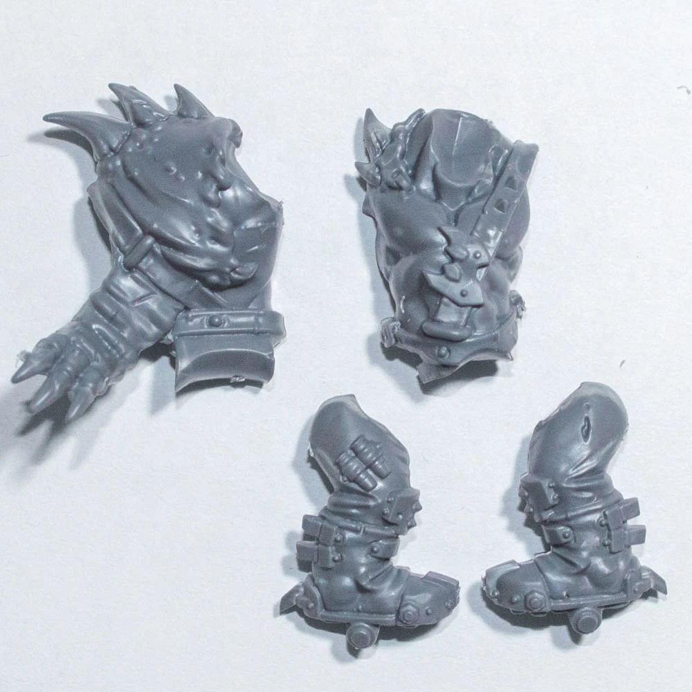 Warhammer 40K Orks Ork Squighog Boyz Nob Legs and Torso Bits Bitz