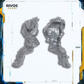Warhammer 40K Orks Ork Squighog Boyz Rider Legs and Torso A - Bits (Bitz)