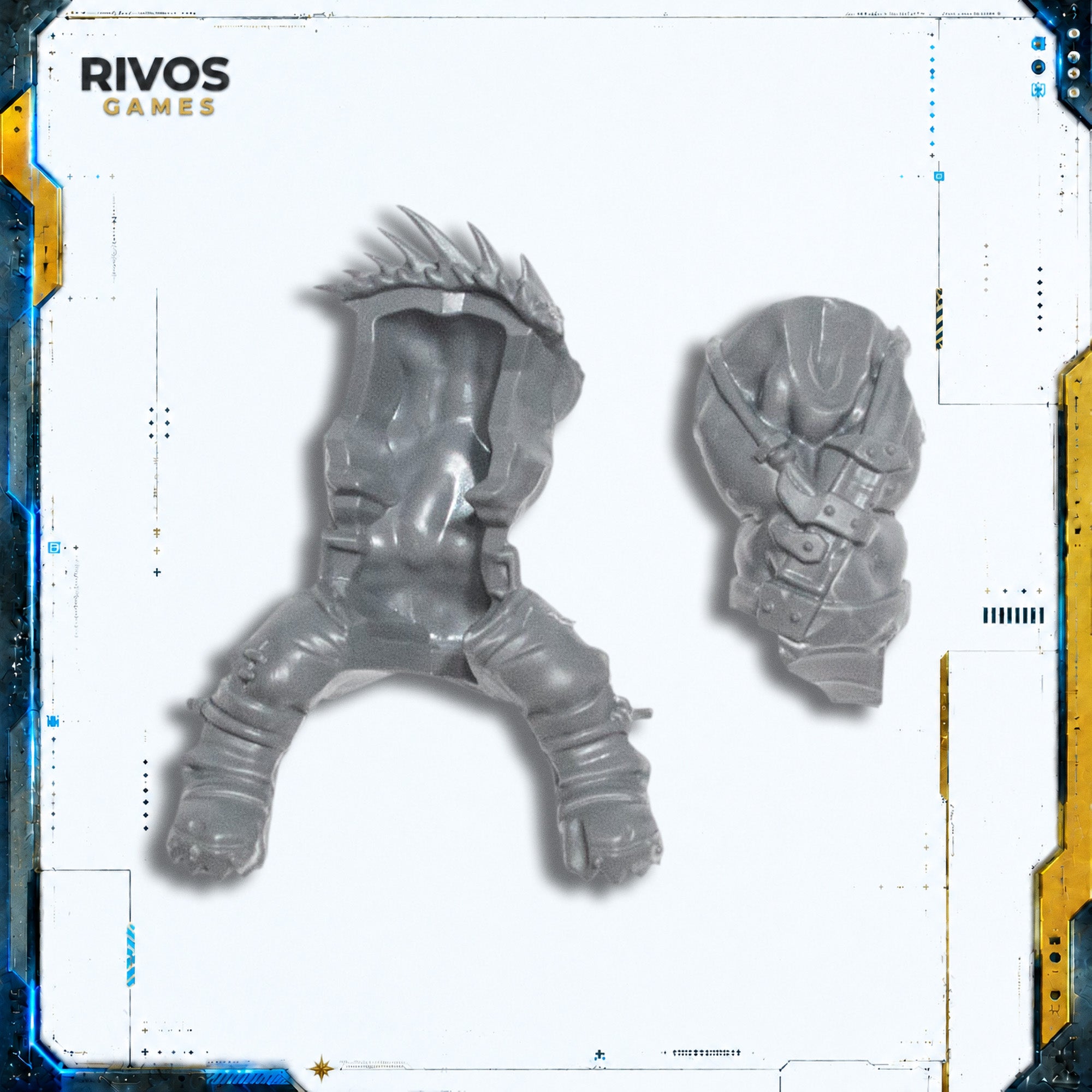 Warhammer 40K Orks Ork Squighog Boyz Rider Legs and Torso C - Bits (Bitz)