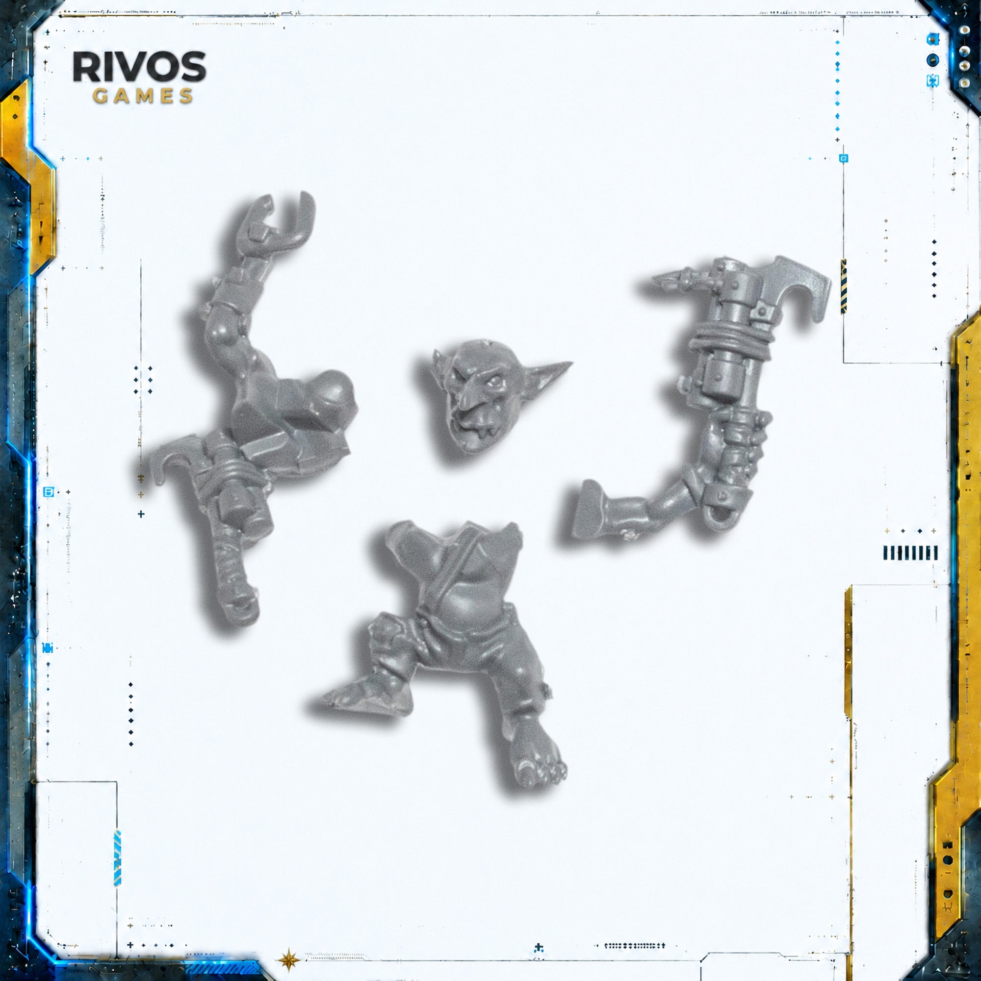 Warhammer 40K Orks Ork Squighog Boyz Saddlegit B - Bits (Bitz)