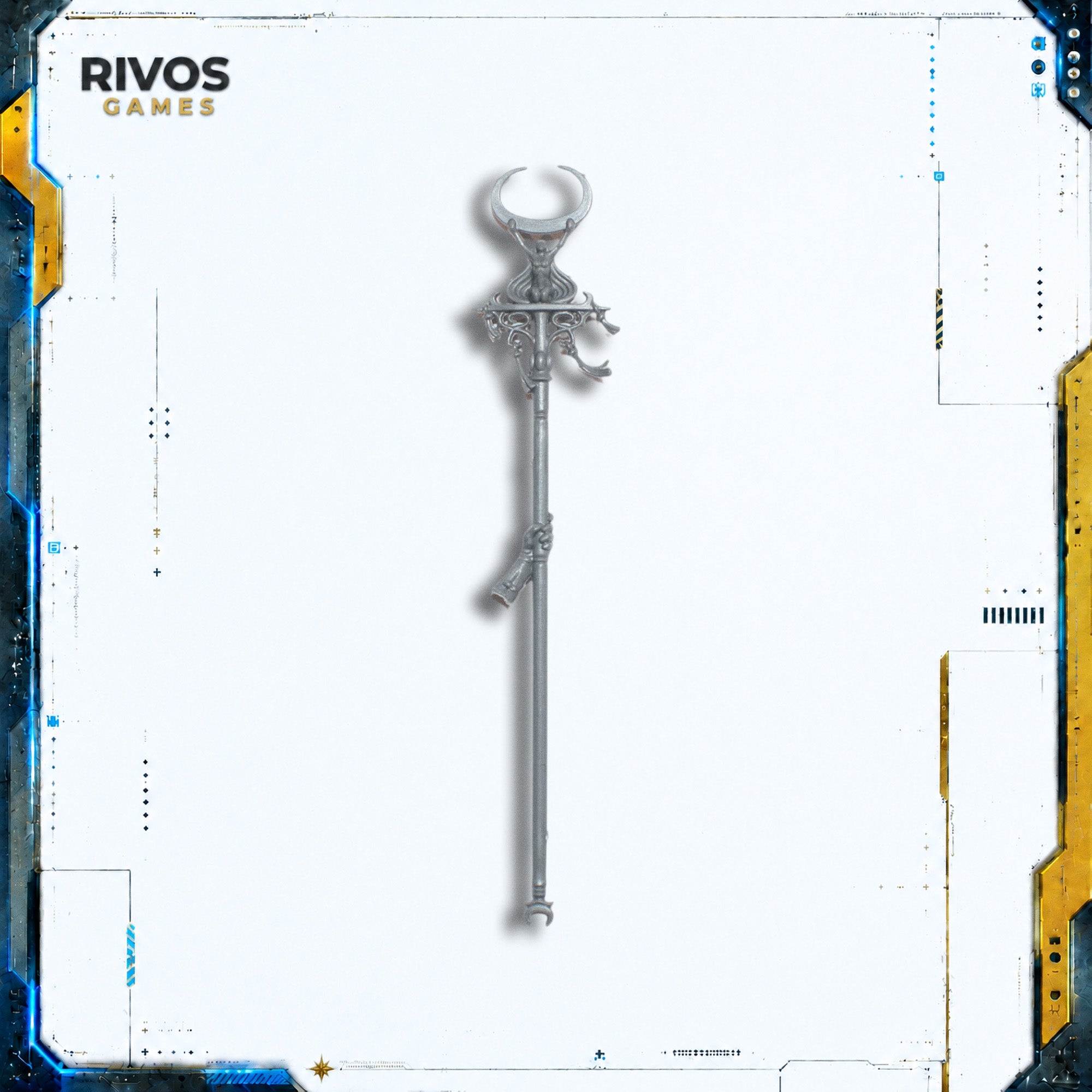 Warhammer Lumineth Archmage Teclis Lunar Staff - Bits (Bitz)
