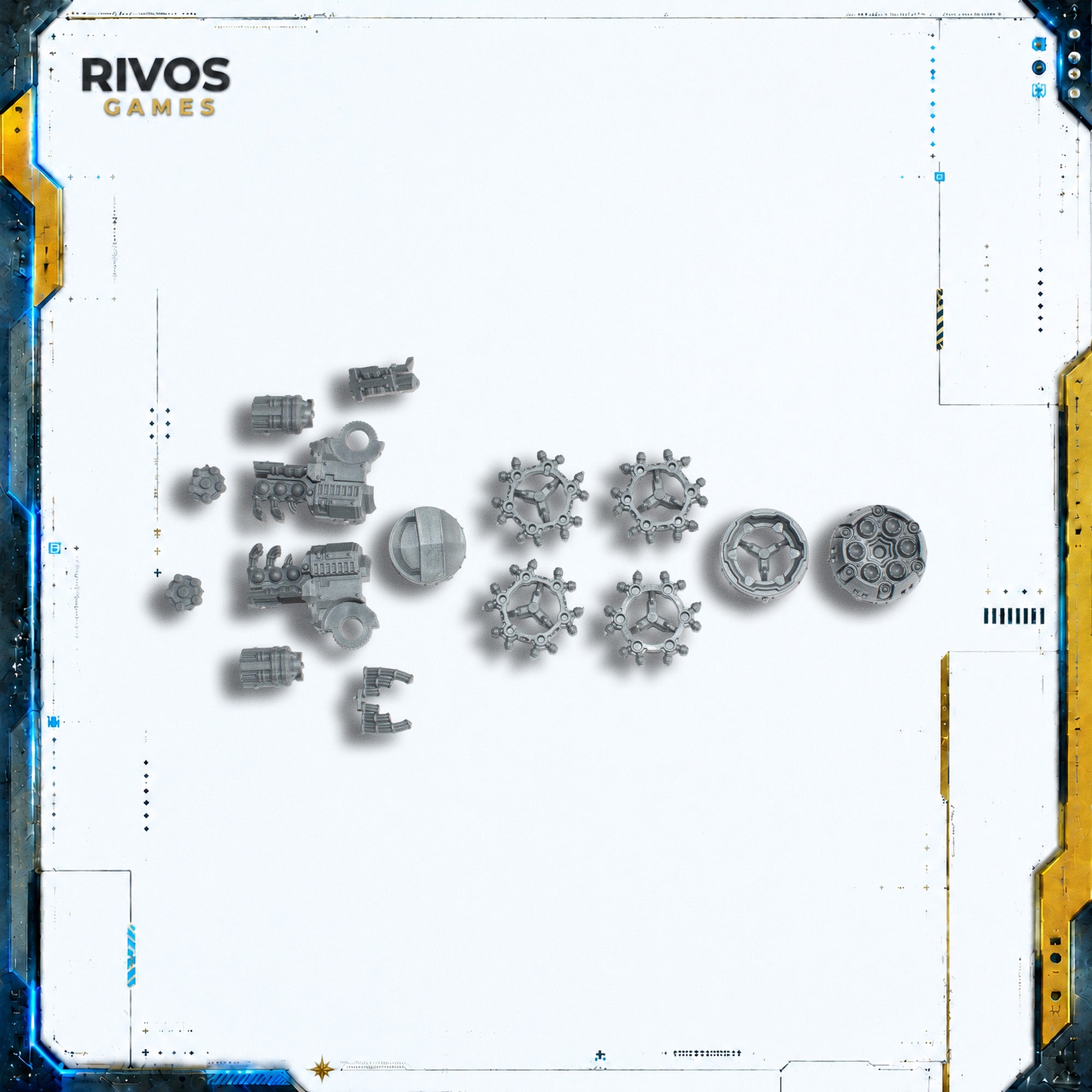 Horus Heresy Space Marines Leviathan Dreadnought Grav Flux Bombard - Bits (Bitz)