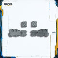 Horus Heresy Space Marines Leviathan Dreadnought Heavy Flamer x 2 - Bits (Bitz)