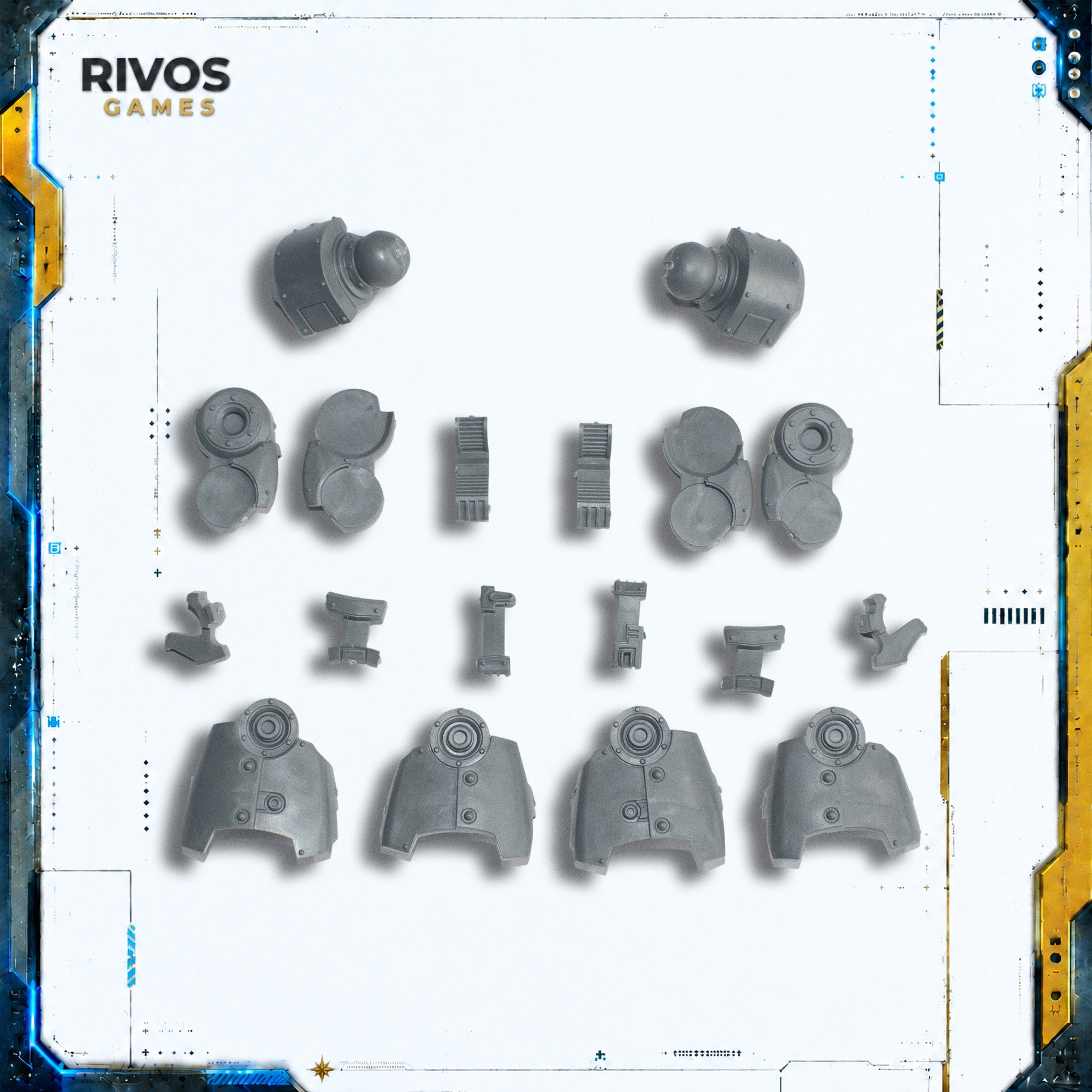 Horus Heresy Space Marines Leviathan Dreadnought Legs - Bits (Bitz)