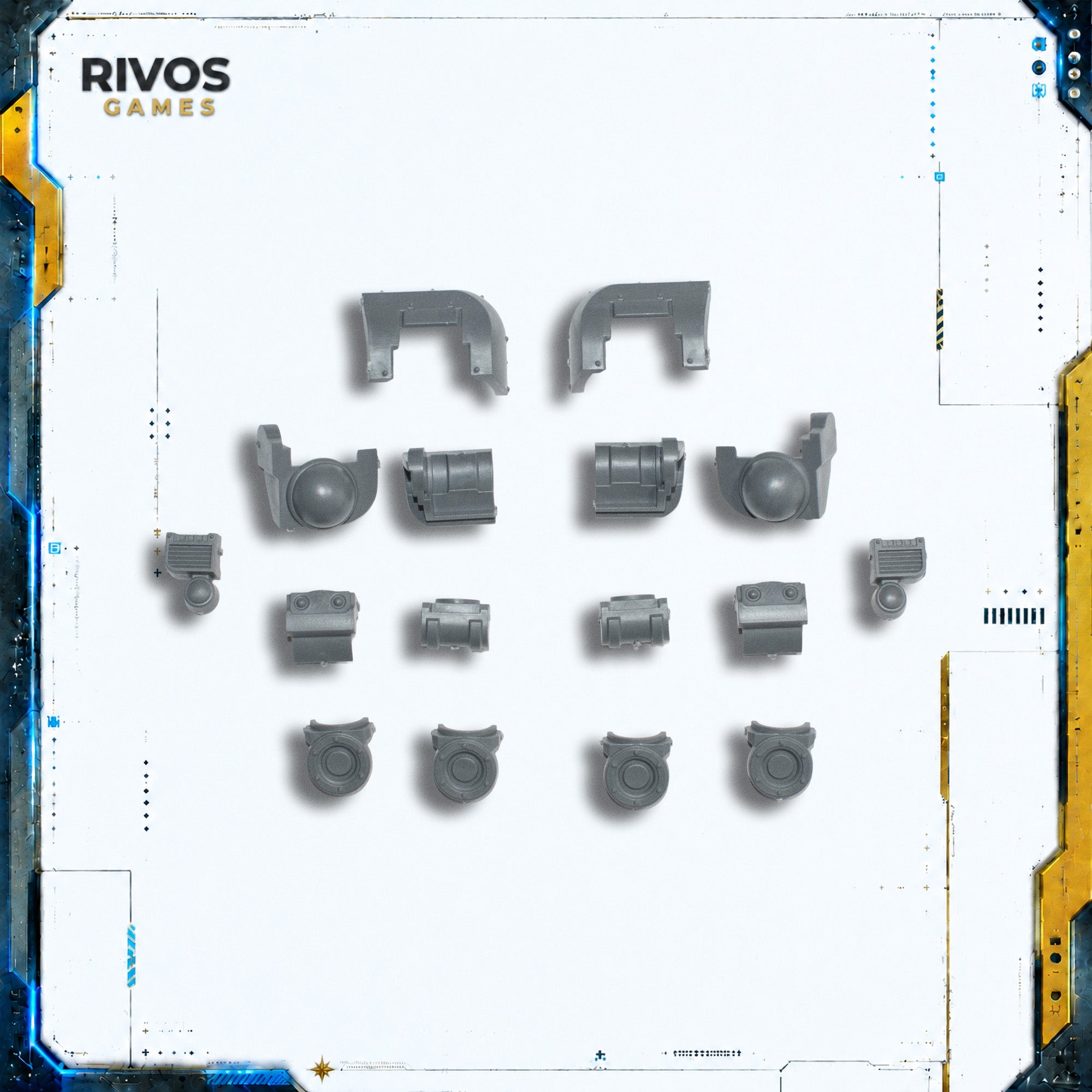 Horus Heresy Space Marines Leviathan Dreadnought Arm Joints - Bits (Bitz)