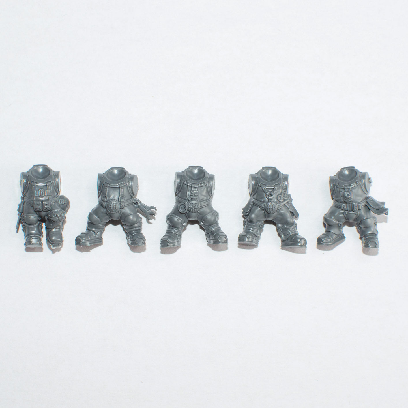 Kharadron Overlords Arkanaut Company Legs and Torso x 5 B - Age of Sigmar - Kitbash Bit