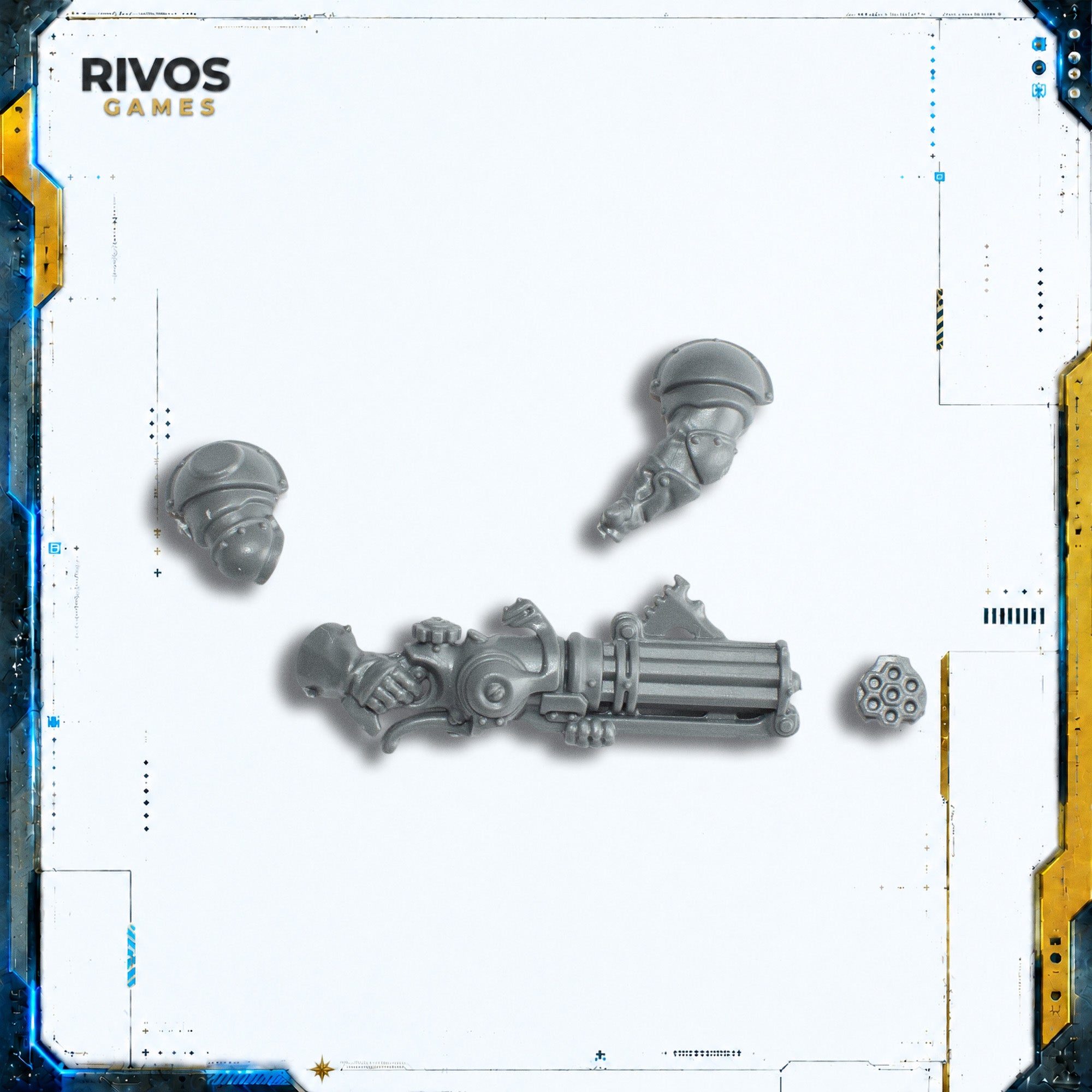 Warhammer Kharadron Overlords Arkanaut Company Volley Gun - Bits (Bitz)