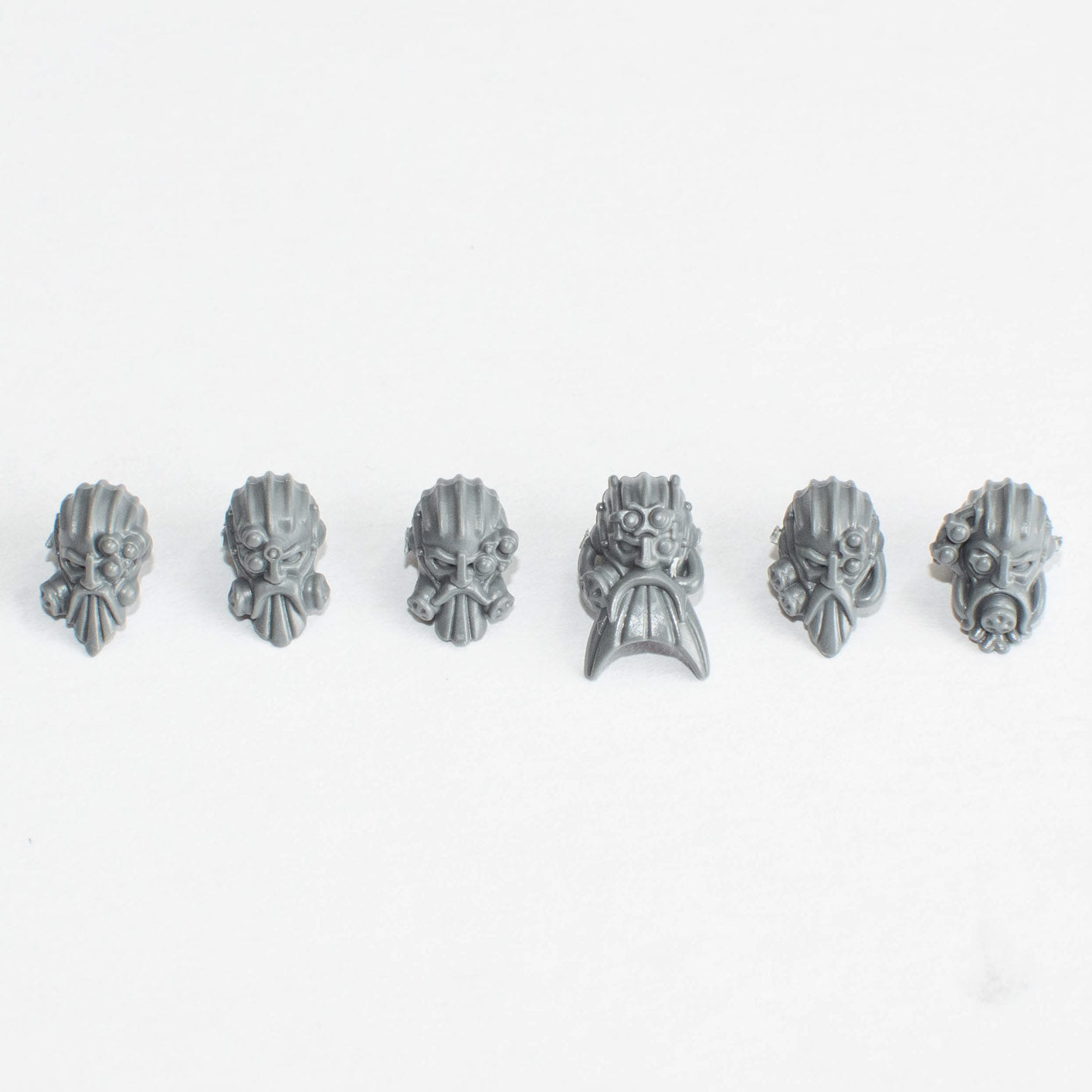 Kharadron Overlords Arkanaut Company Heads x 6 A - Age of Sigmar - Conversion Part