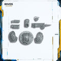 Warhammer Kharadron Overlords Arkanaut Frigate Skyhook/Skycannon - Bits (Bitz)