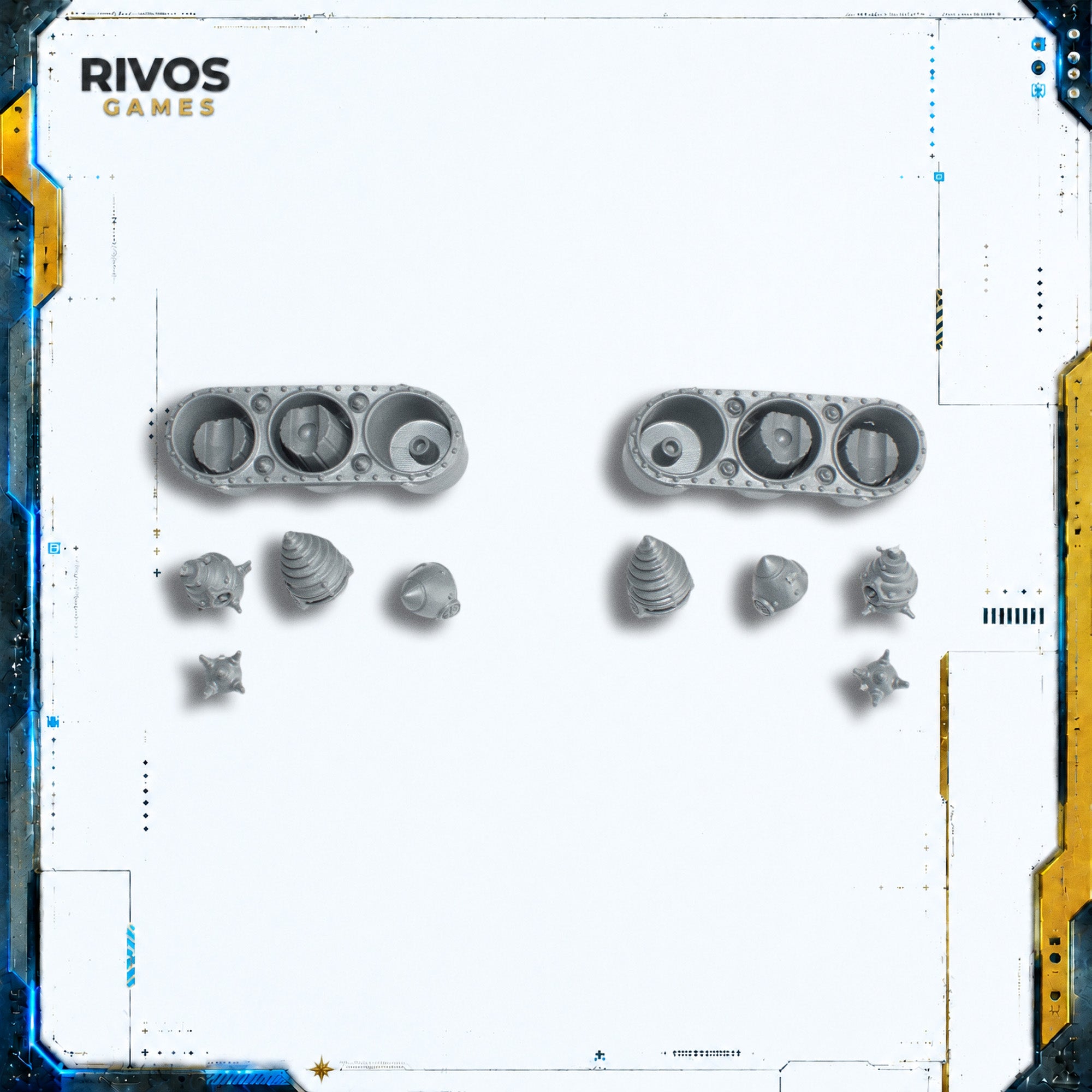 Warhammer Kharadron Overlords Arkanaut Frigate Grudgesettler Bombs - Bits (Bitz)