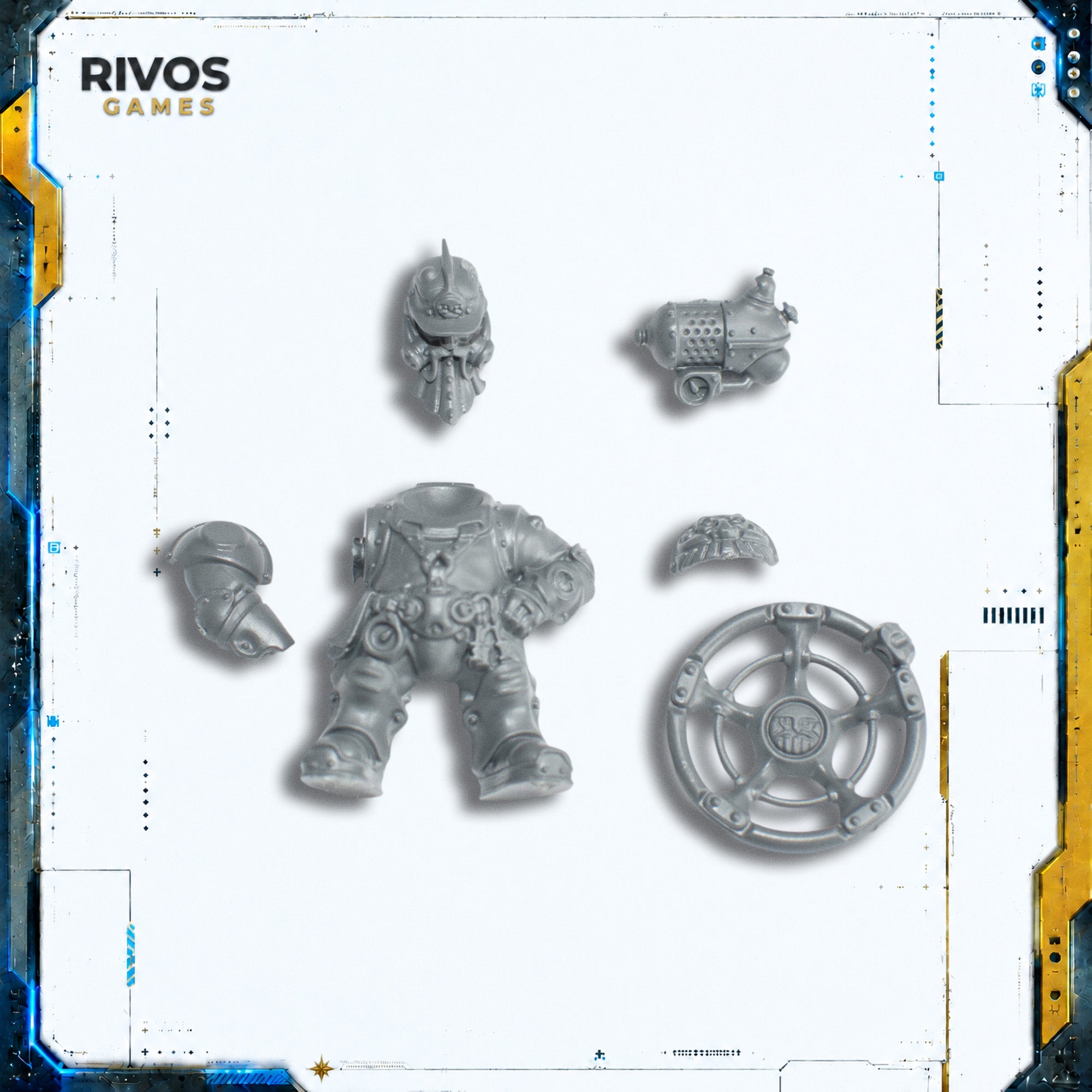 Warhammer Kharadron Overlords Arkanaut Frigate Captain - Bits (Bitz)
