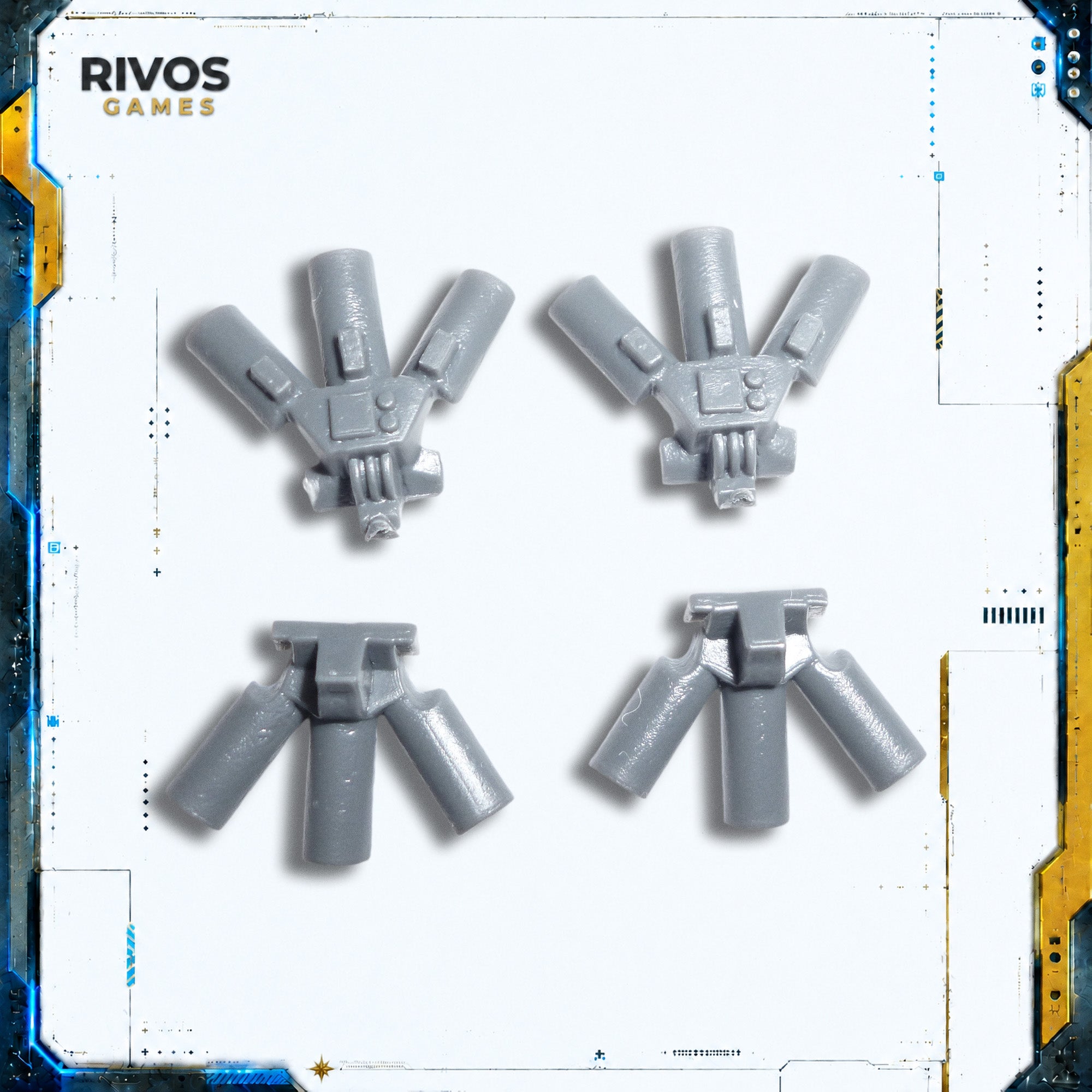 Warhammer 40K Space Marines Land Raider Smoke Launchers - Bits (Bitz)
