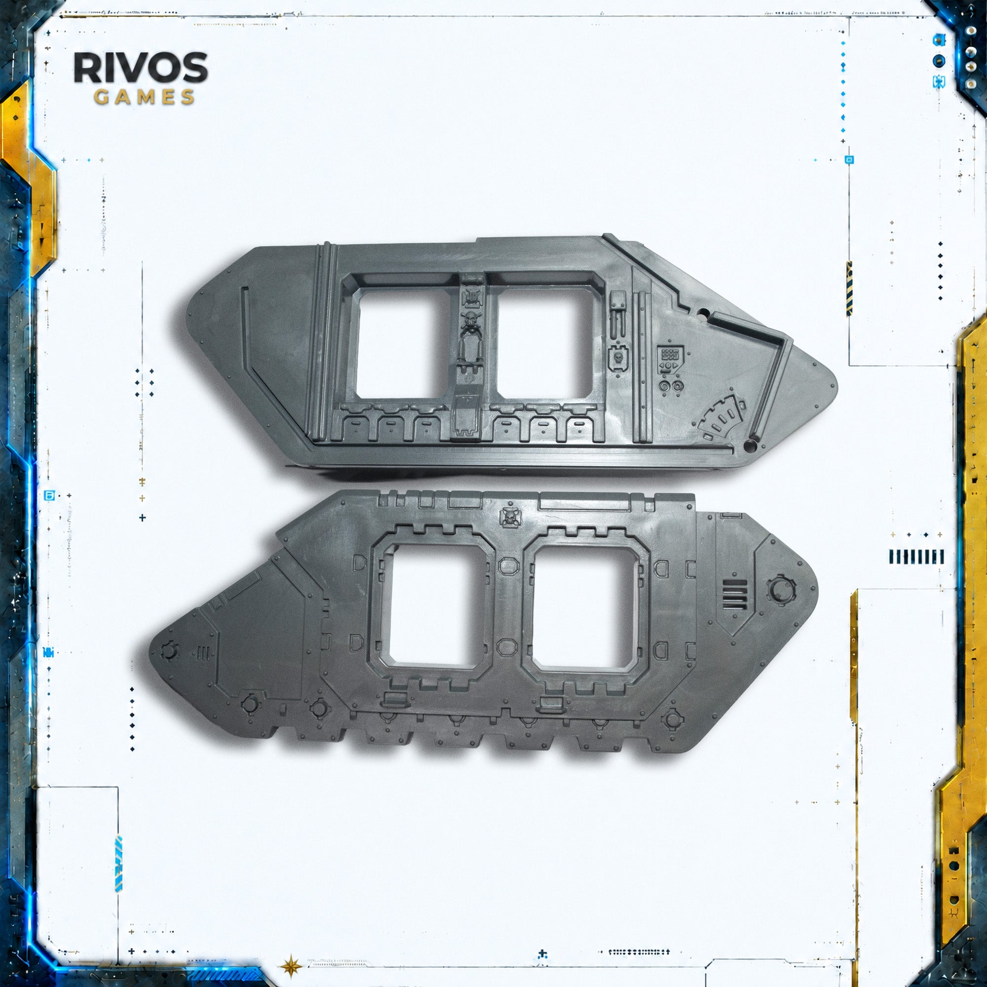 Warhammer 40K Chaos Space Marines Land Raider Left Hull - Bits (Bitz)