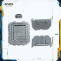 Warhammer 40K Chaos Space Marines Land Raider Sponson Assembly - Bits (Bitz)