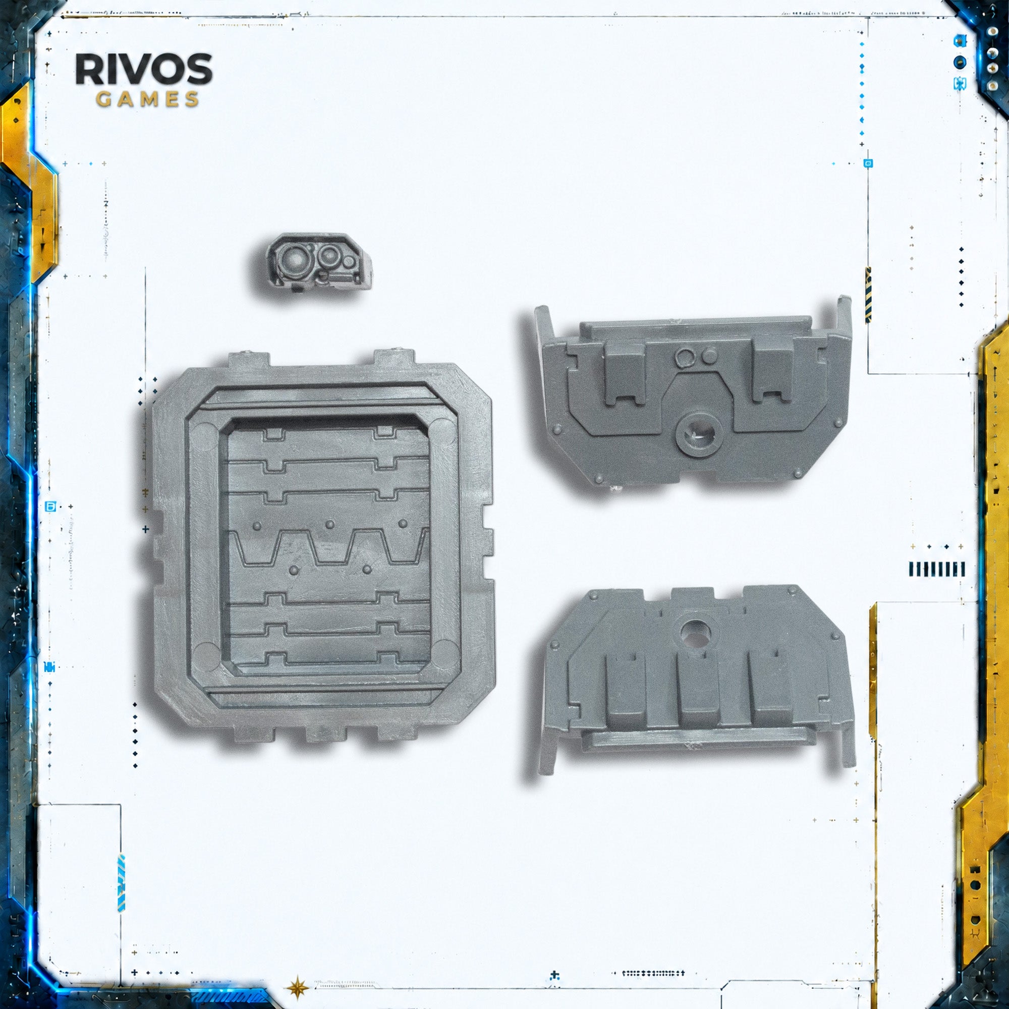 Warhammer 40K Chaos Space Marines Land Raider Sponson Assembly - Bits (Bitz)