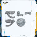 Warhammer 40K Chaos Space Marines Land Raider Twinlinked Heavy Bolters - Bits (Bitz)