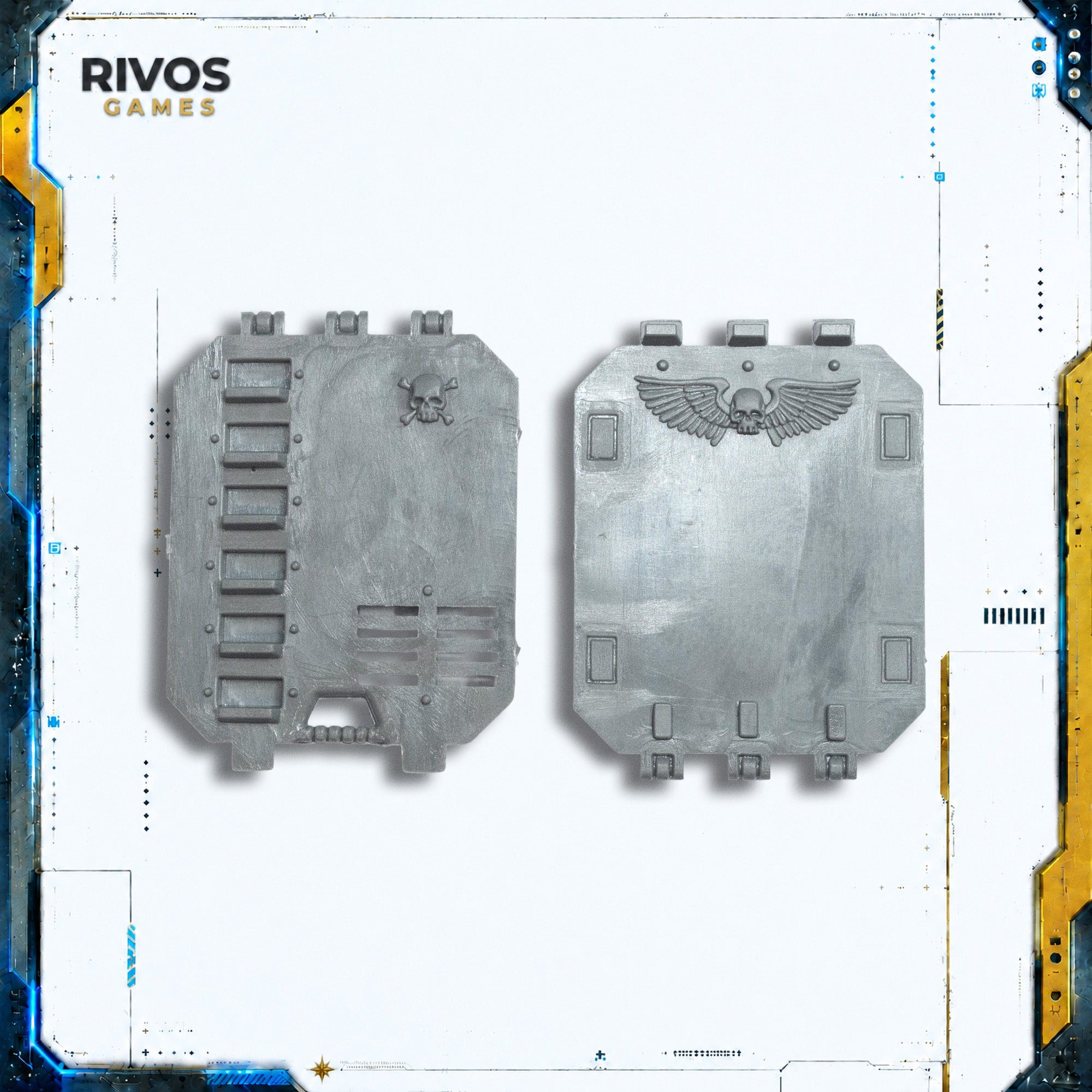 Warhammer 40K Chaos Space Marines Land Raider External Doors - Bits (Bitz)