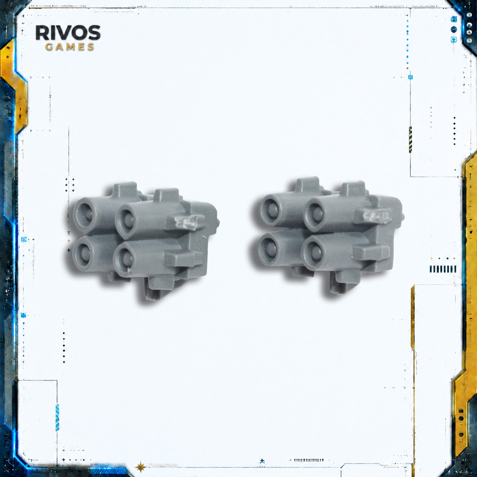 Warhammer 40K Chaos Space Marines Land Raider Smoke Launchers - Bits (Bitz)