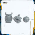 Warhammer 40K Chaos Space Marines Land Raider Searchlight / Doom Siren - Bits (Bitz)