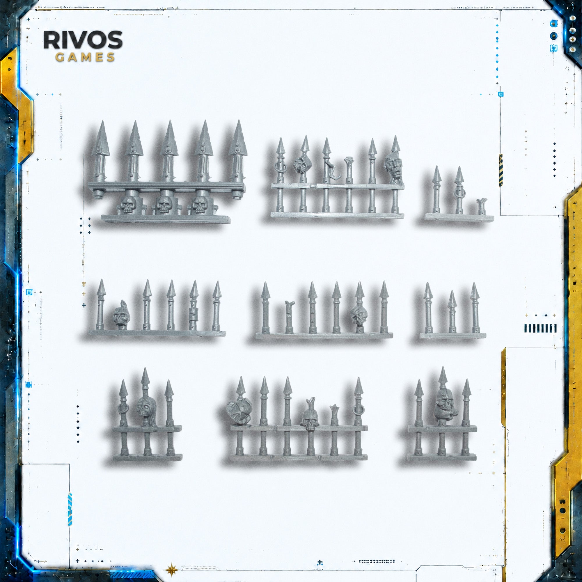 Warhammer 40K Chaos Space Marines Land Raider Accessories A - Bits (Bitz)