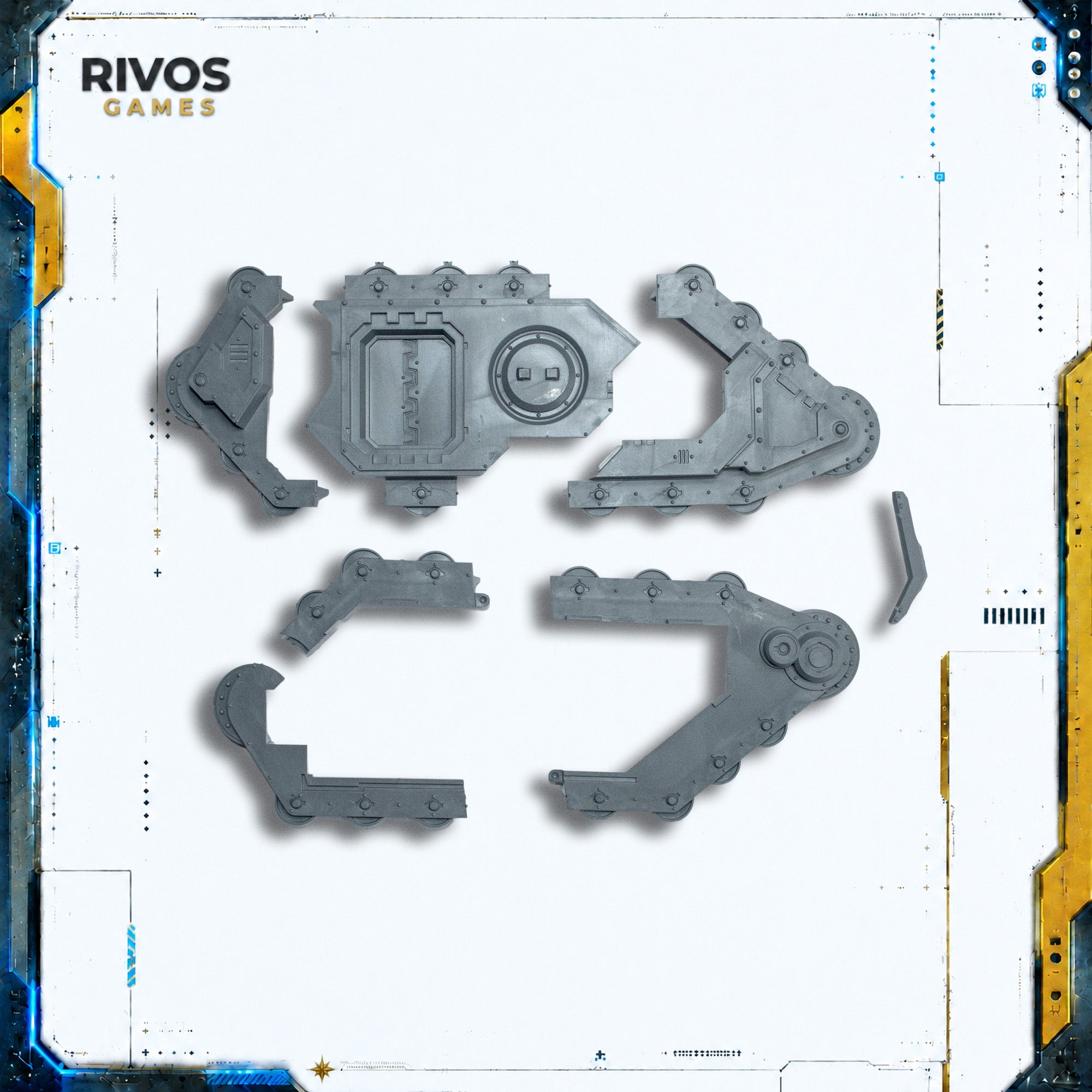 Horus Heresy Space Marines Land Raider Proteus Right Hull - Bits (Bitz)