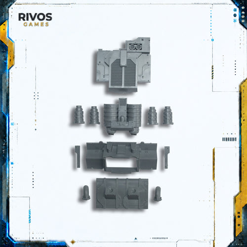 Horus Heresy Space Marines Land Raider Proteus Exhaust Assembly - Bits (Bitz)