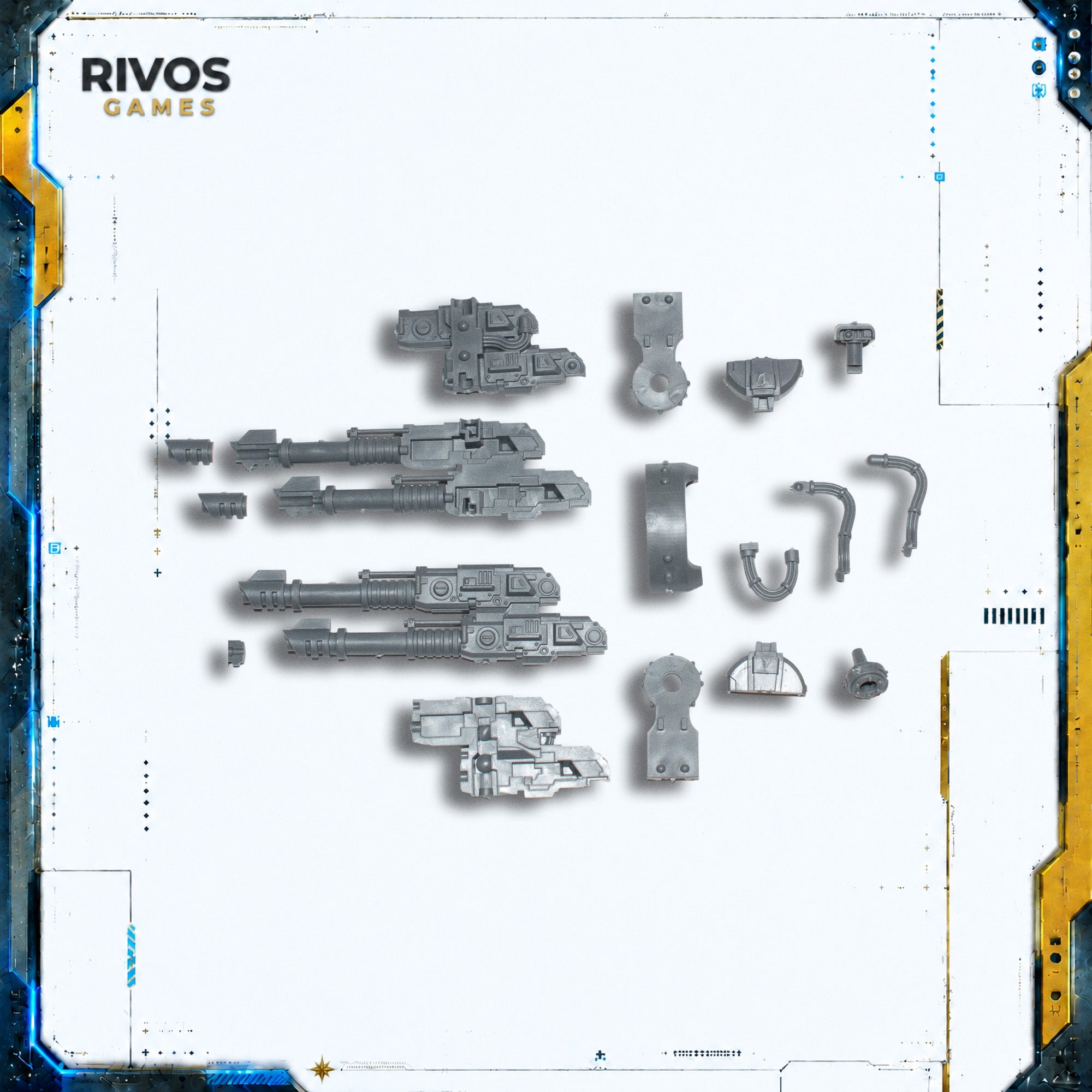 Horus Heresy Space Marines Land Raider Proteus Lascannon Array - Bits (Bitz)