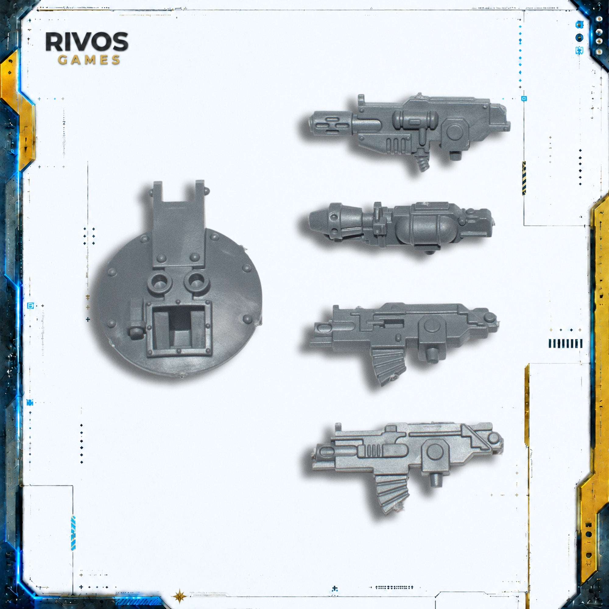 Horus Heresy Space Marines Land Raider Proteus Combi Weapon A - Bits (Bitz)