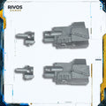 Horus Heresy Space Marines Land Raider Proteus Hull Heavy Bolters - Bits (Bitz)