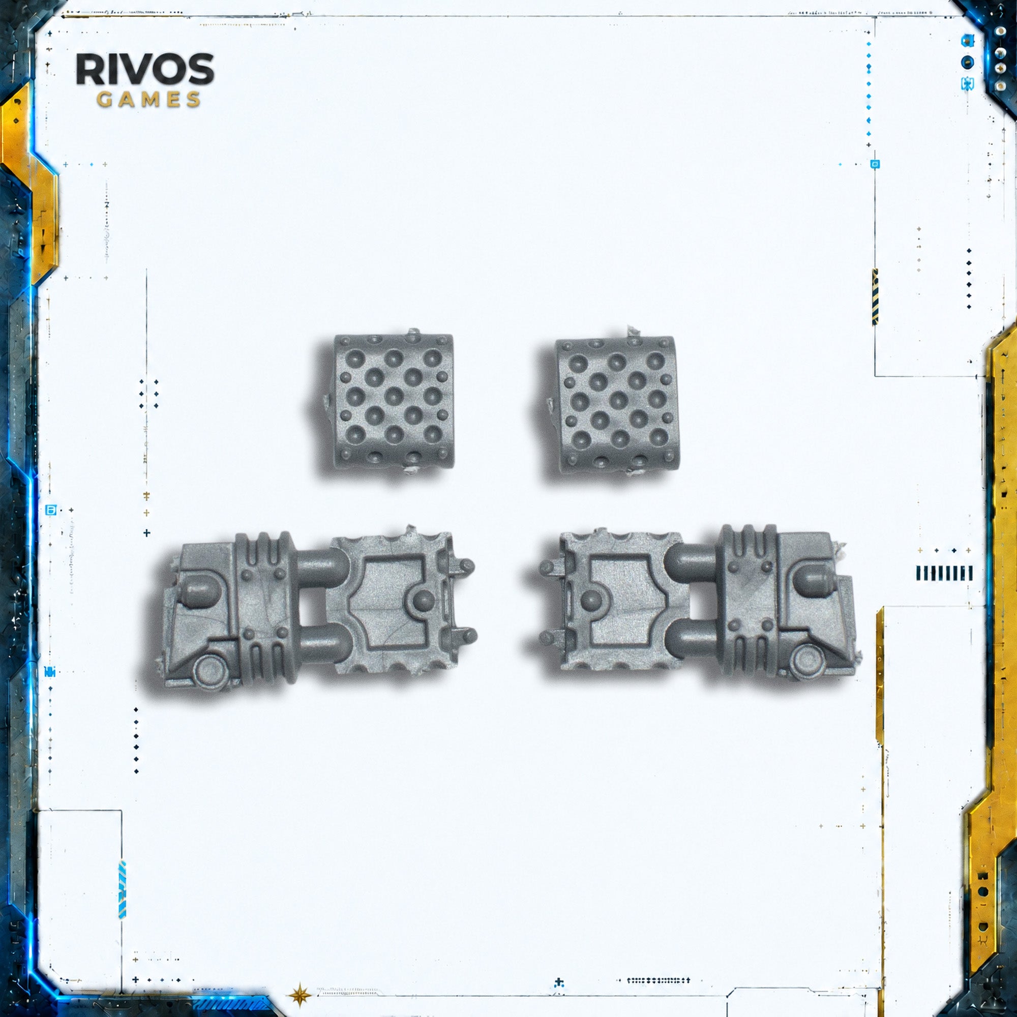 Horus Heresy Space Marines Land Raider Proteus Hull Heavy Flamers - Bits (Bitz)
