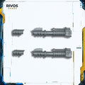 Horus Heresy Space Marines Land Raider Proteus Hull Lascannons - Bits (Bitz)