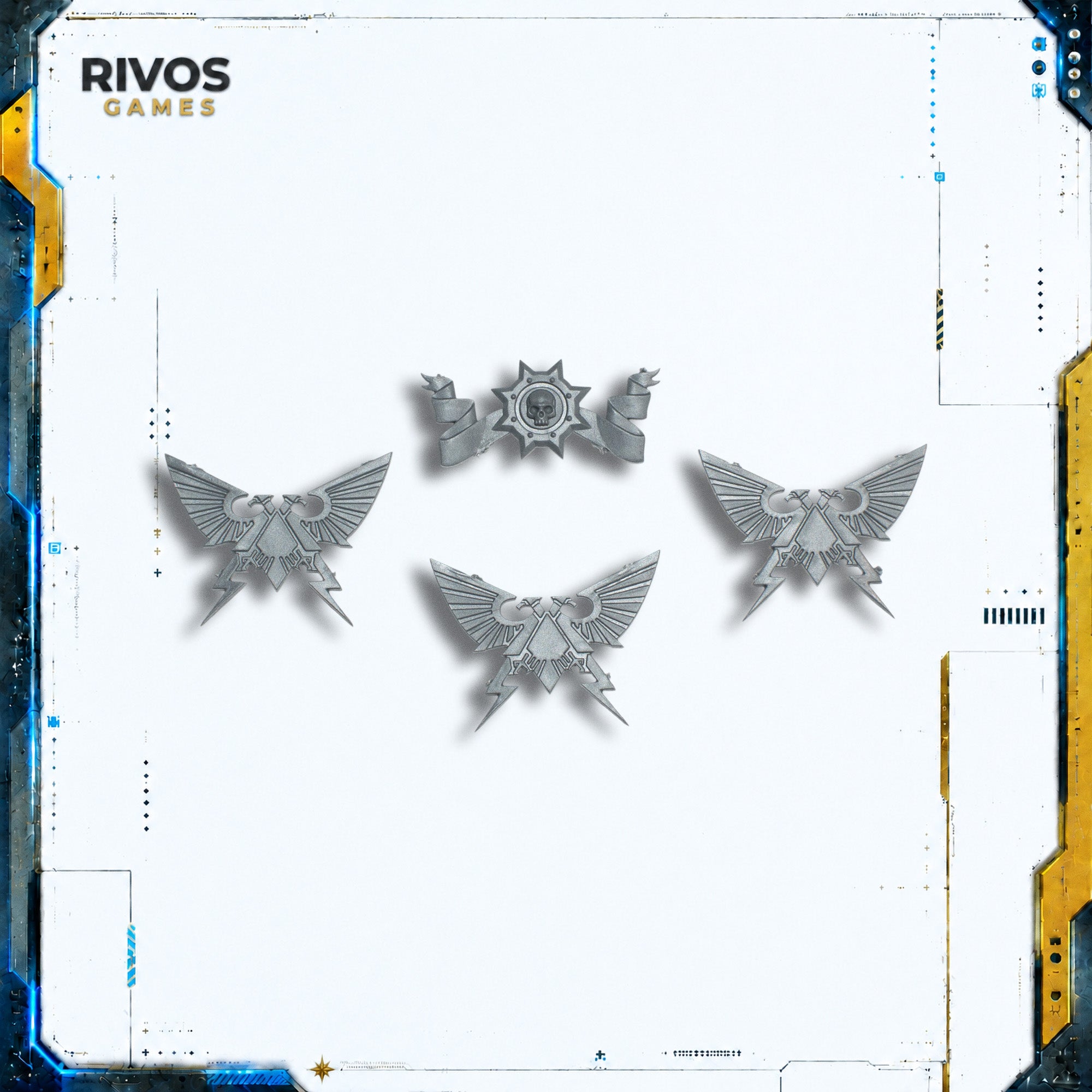Horus Heresy Space Marines Land Raider Proteus Icons A - Bits (Bitz)
