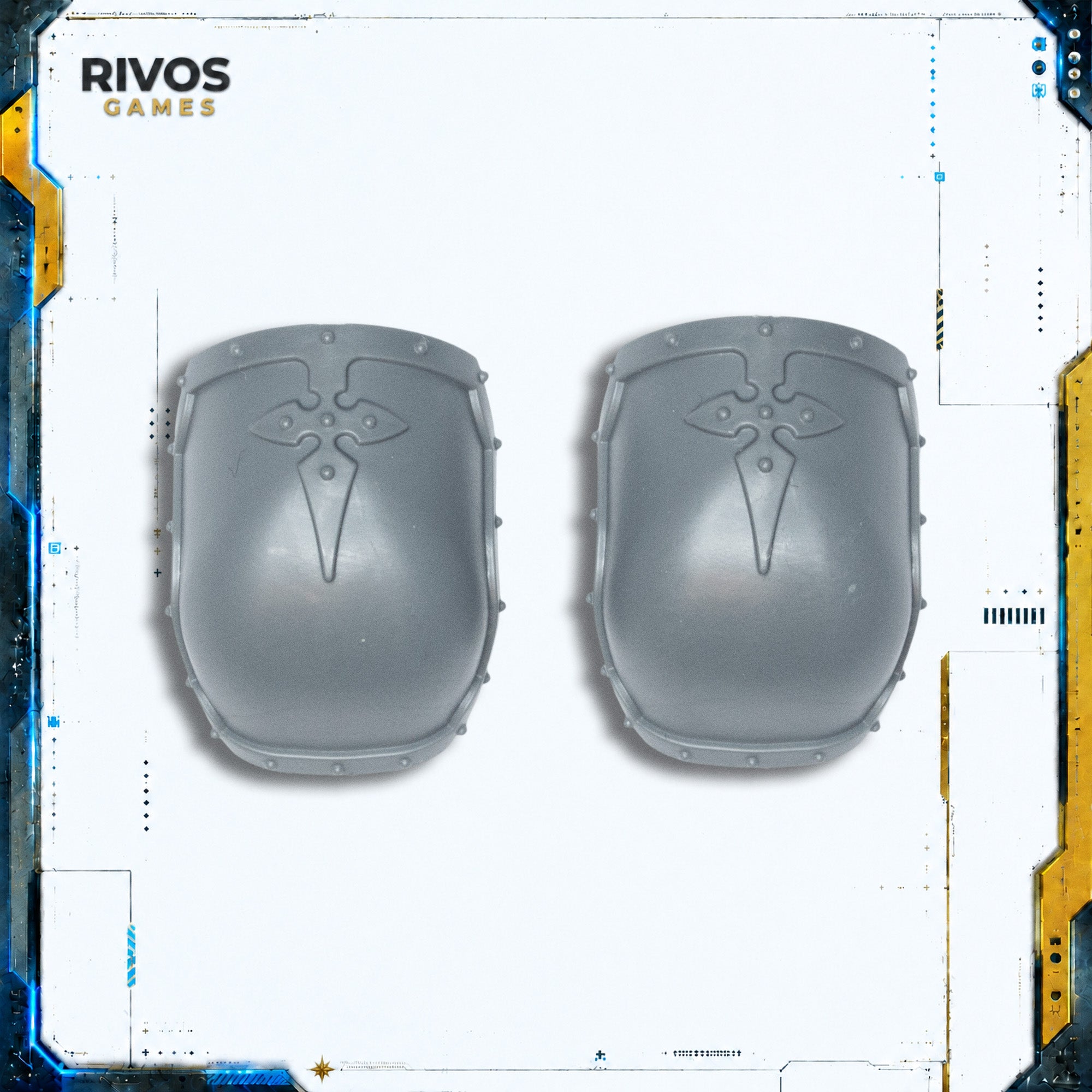 Horus Heresy Knight Houses Cerastus Knight Lancer Knee Pads A - Bits (Bitz)