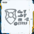 Horus Heresy Knight Houses Cerastus Knight Lancer Ion Gaunlet Shield - Bits (Bitz)