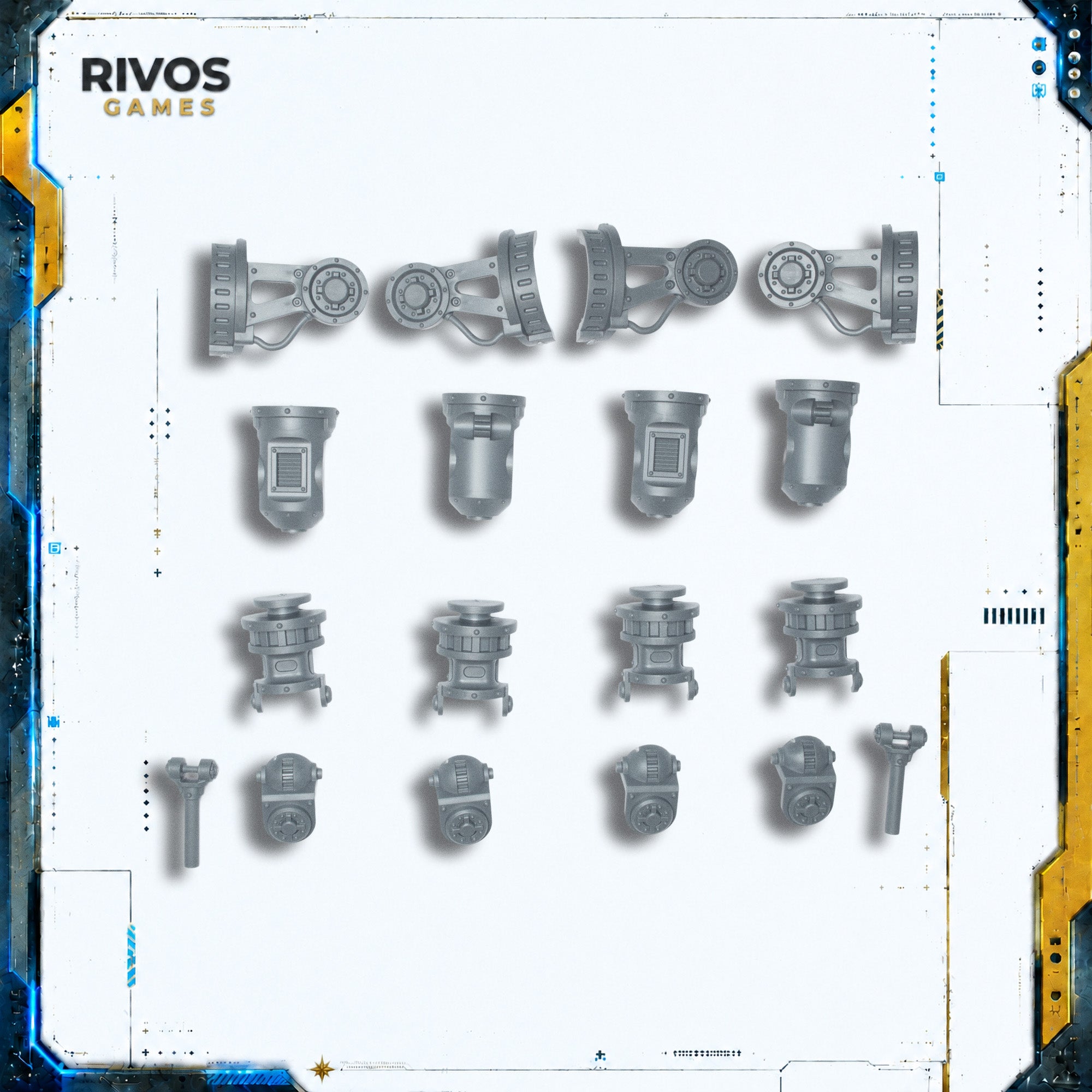 Horus Heresy Knight Houses Cerastus Knight Lancer Arm Joints - Bits (Bitz)
