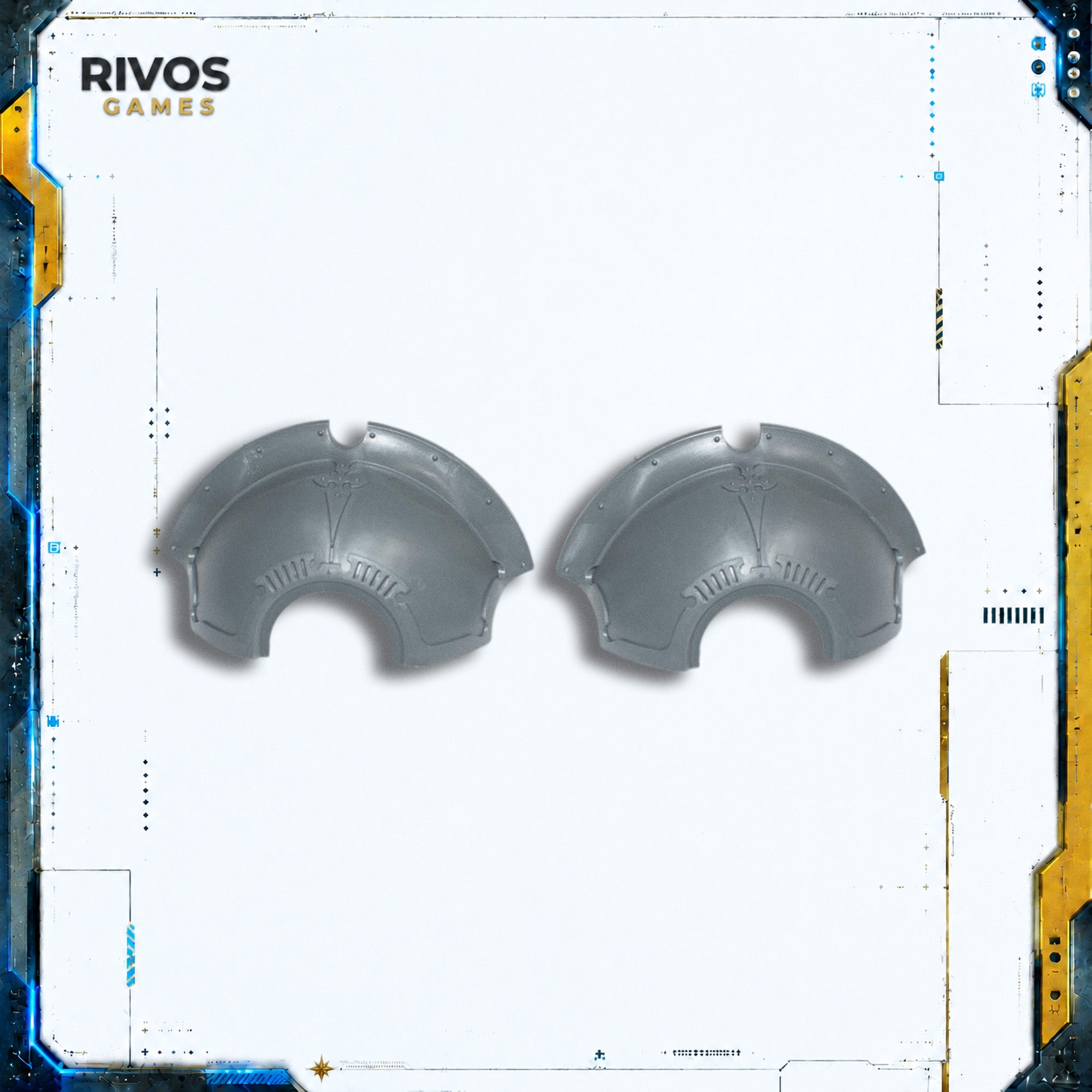 Warhammer 40K Imperial Knights Knight Dominus Shoulder Pads - Bits (Bitz)