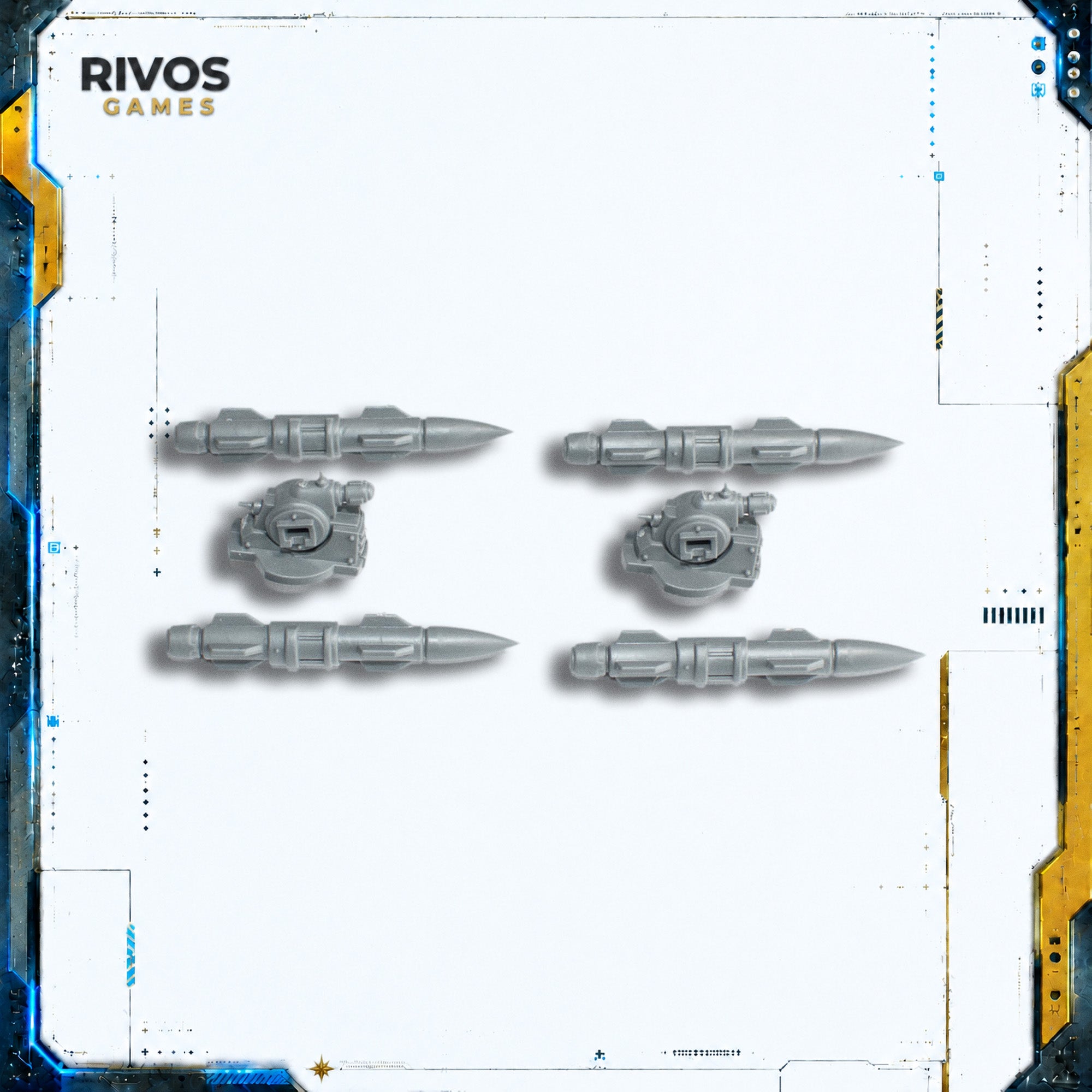 Warhammer 40K Imperial Knights Knight Dominus Shieldbreaker Missiles - Bits (Bitz)