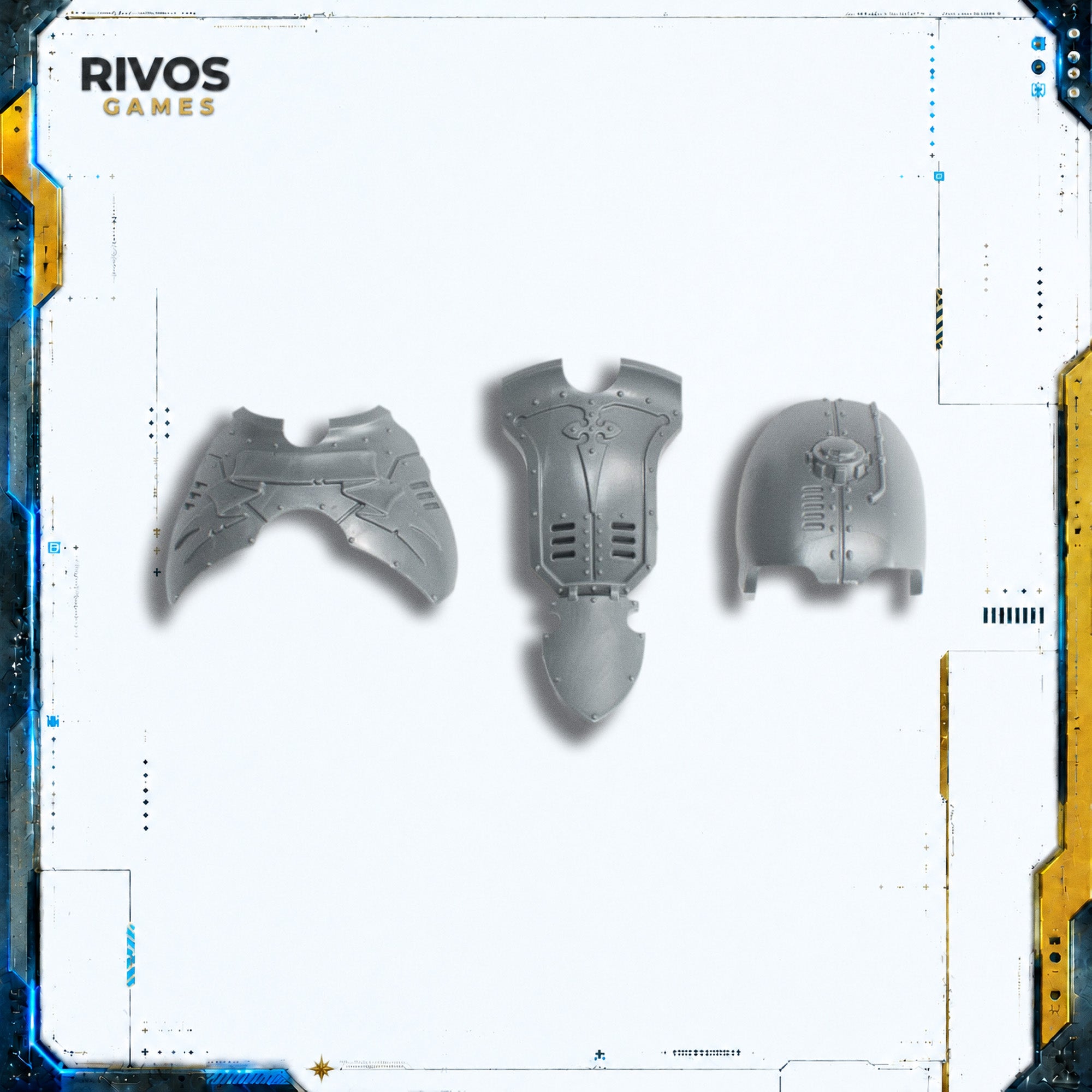 Warhammer 40K Imperial Knights Knight Dominus Armour Panels A - Bits (Bitz)
