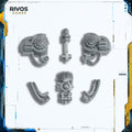 Warhammer 40K Imperial Knights Knight Dominus Head B - Bits (Bitz)