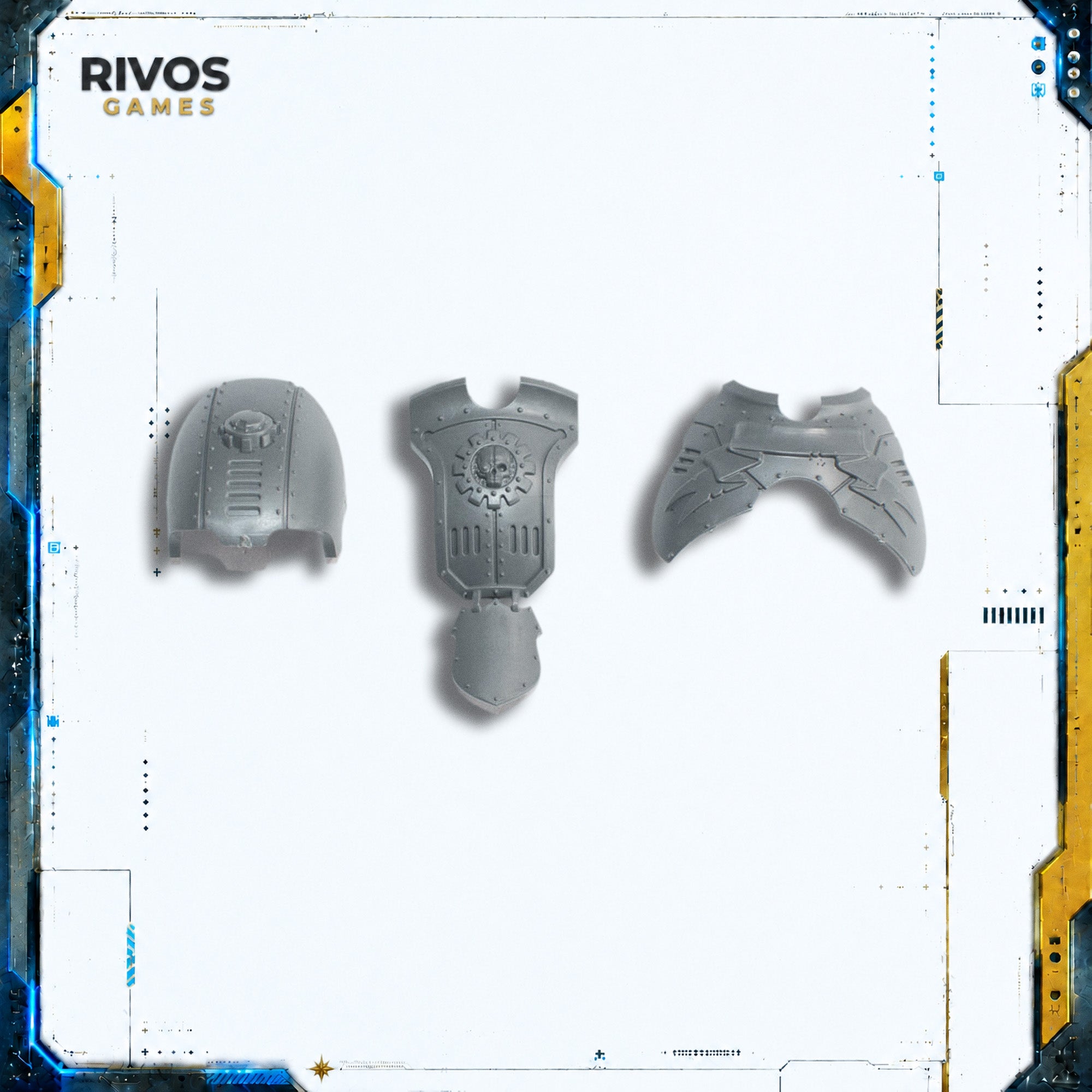Warhammer 40K Imperial Knights Knight Dominus Armour Panels B - Bits (Bitz)