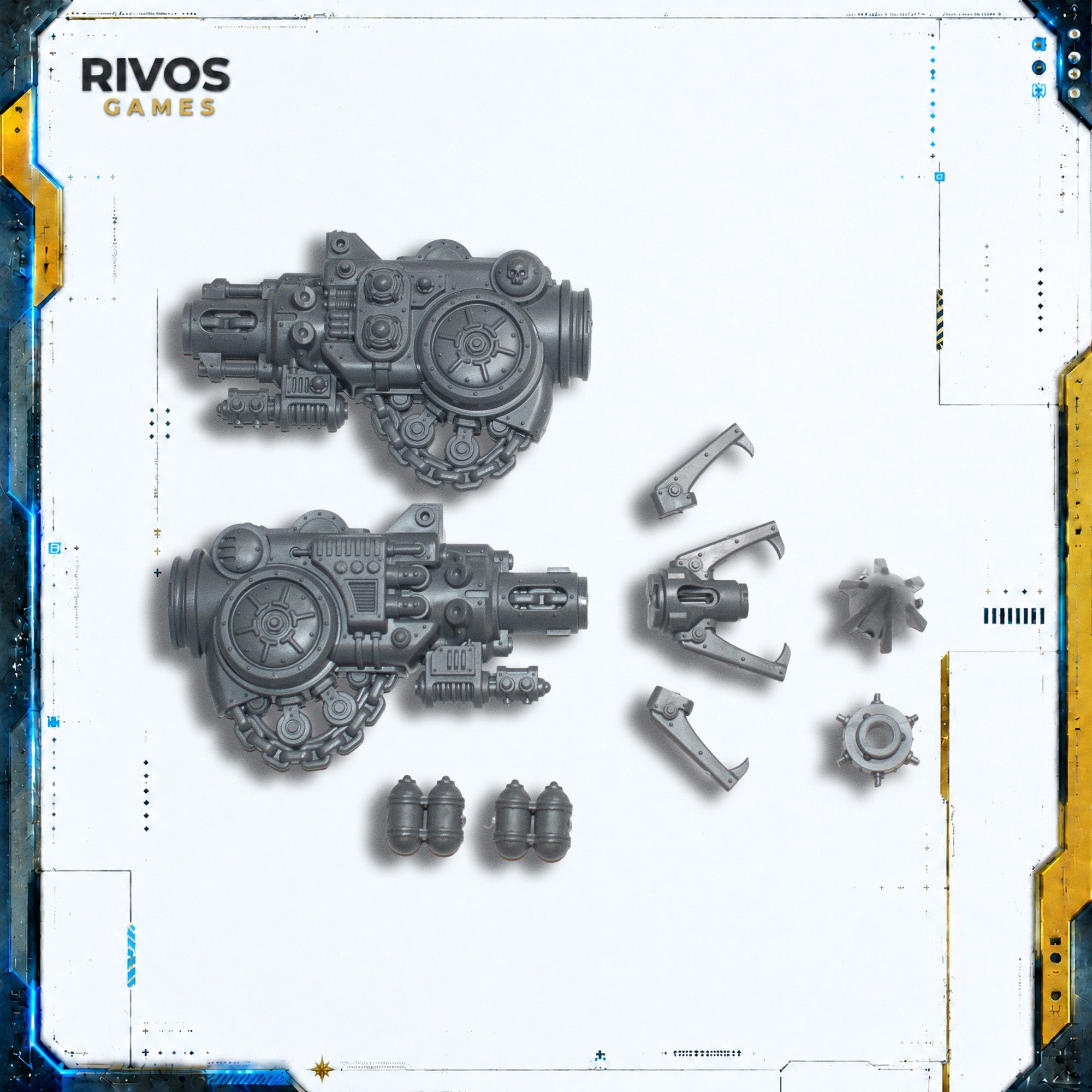 Warhammer 40K Imperial Knights Knight Dominus Thundercoil Harpoon - Bits (Bitz)