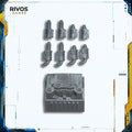 Horus Heresy Space Marines Sicaran Battle Tank Exhaust Assembly - Bits (Bitz)