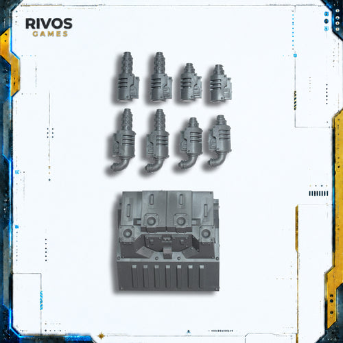 Horus Heresy Space Marines Sicaran Battle Tank Exhaust Assembly Bits Bitz