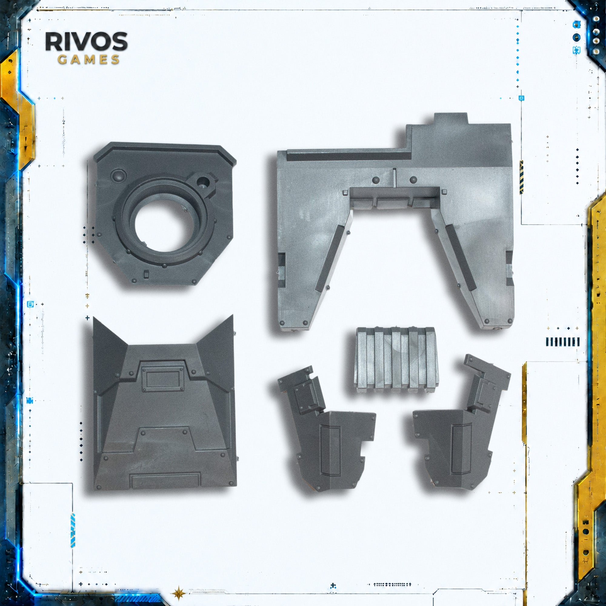 Horus Heresy Space Marines Sicaran Battle Tank Front Armour - Bits (Bitz)