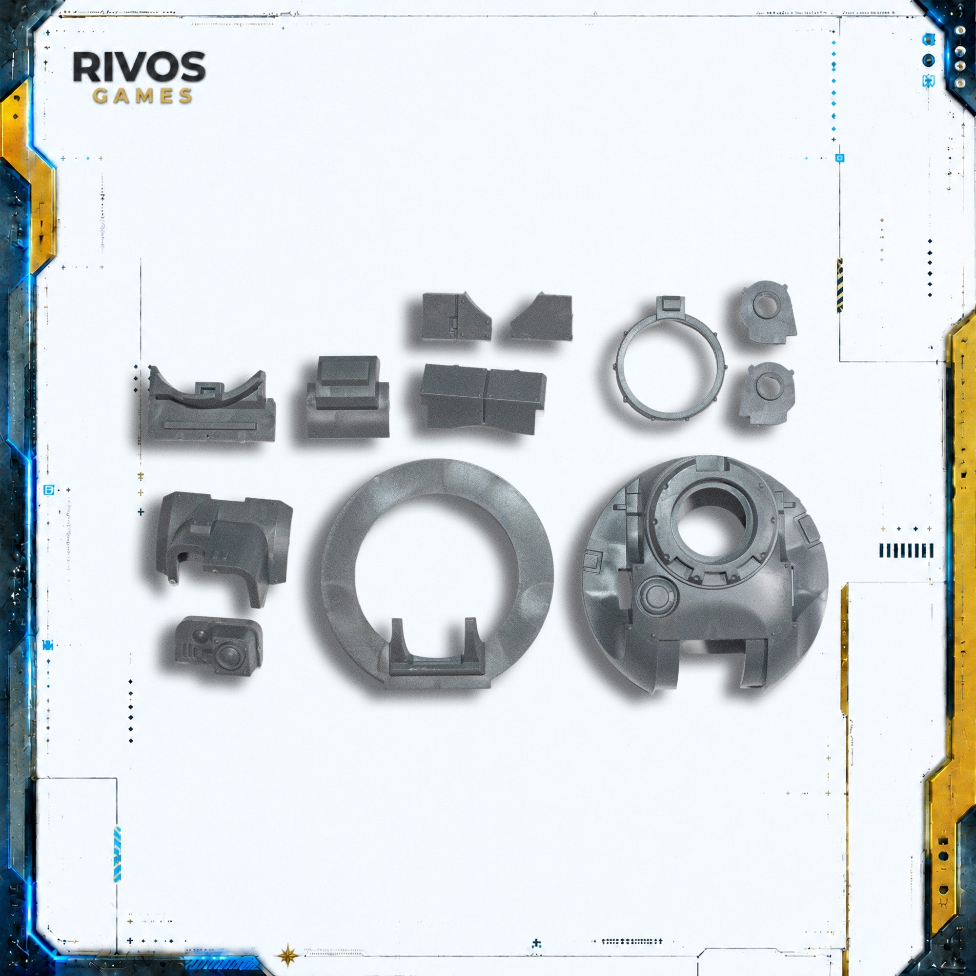 Horus Heresy Space Marines Sicaran Battle Tank Turret - Bits (Bitz)