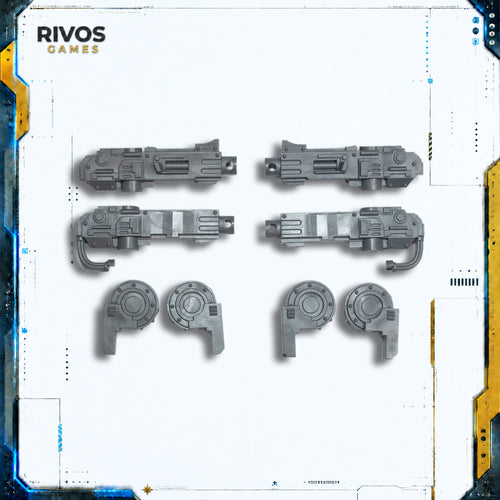 Horus Heresy Space Marines Sicaran Battle Tank Heavy Bolter x 2 Bits Bitz