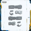 Horus Heresy Space Marines Sicaran Battle Tank Volkite Culverin x 2 - Bits (Bitz)