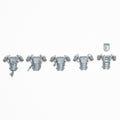 Emperors Children Tormentors Backpacks x 5 - Warhammer - Spare Part