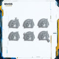 Warhammer 40K Emperors Children Tormentors Shoulder Pads x 6 - Bits (Bitz)