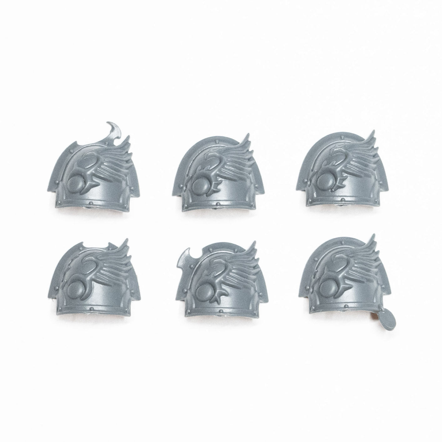 Emperors Children Tormentors Shoulder Pads x 6 - Warhammer - Conversion Part